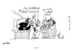 كاريكاتير: تزييف إعلام الانقلاب للحقائق