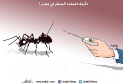 كاريكاتير: من وراء أزمة السكر في مصر؟