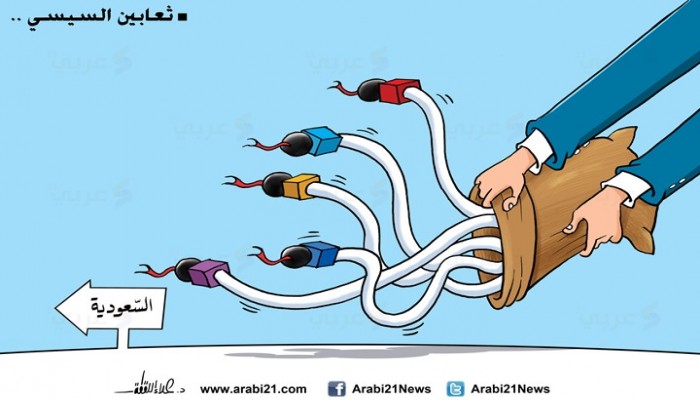 كاريكاتير: إعلام السيسي والسعودية