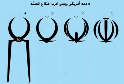 كاريكاتير: دعم أمريكي روسي لحرب اقتلاع السنة