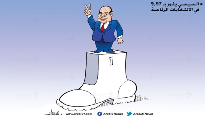 السيسي يكتسح انتخابات البيادة!!