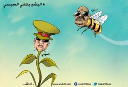 البشير بلقاء السيسي وسط احتجاجات بالسودان