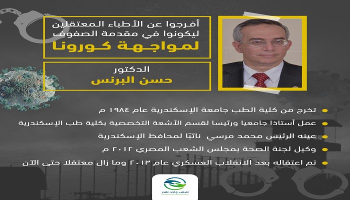 حملة شعب واحد نقدر: افرجوا عنهم د. حسن البرنس (انفوجراف)