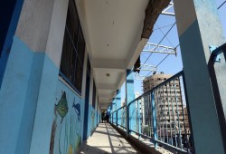 الاحتلال الصهيوني يهدم مدرسة شرق رام الله بفلسطين