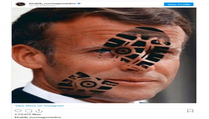 دفاعا عن رسول الله.. نورمحمدوف يوجّه رسالة لاذعة لماكرون