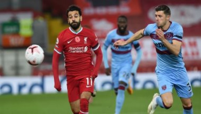 محمد صلاح على بعد هدفين من صدارة ترتيب هدافي الدوري الإنجليزي