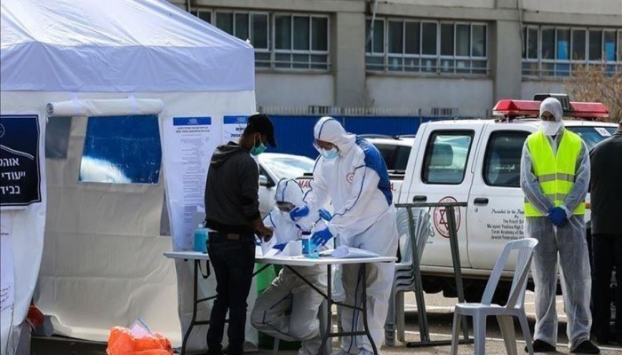 10 وفيات و 522 إصابة جديدة بـ"كورونا" لدى الاحتلال الصهيونى