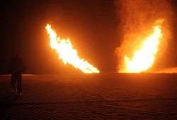 انفجار بأنبوب غاز رئيسي شمال سيناء