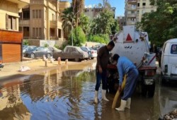 قطع المياه عن العمرانية الشرقية بالجيزة لحدوث كسر مفاجئ بخط طرد
