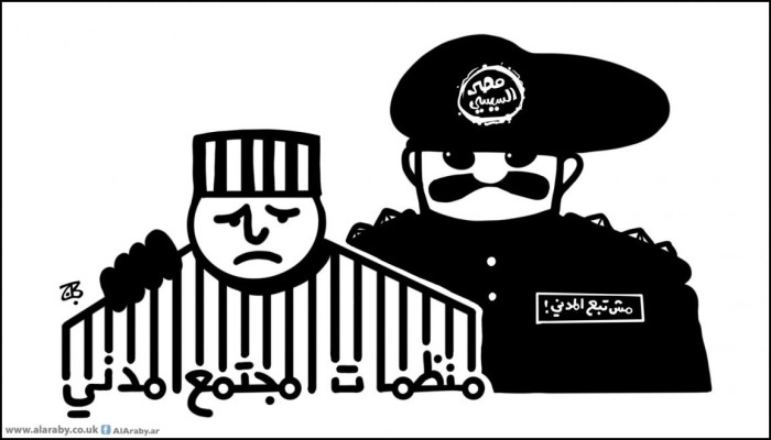 اعتقال نشطاء حقوقيين مصريين