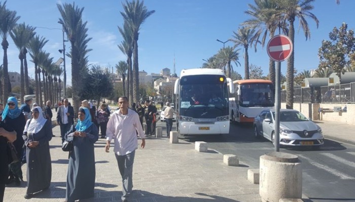 فلسطينيو 48 يشدون الرحال إلى المسجد الأقصى