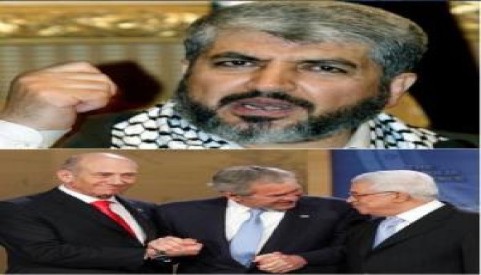 عباس لم اشارك فى مؤتمر دمشق لأننى قطعت عهد على نفسى مع بوش وأولمرت