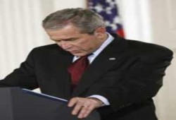 بوش نادم لفشل جهاز المخابرات الأمريكية بالعراق