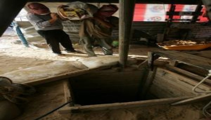 حملة أمنية في رفح بحثا عن أنفاق غزة