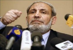 الزهار : لو وضعت الشمس بيميننا لن نقبل بفياض رئسيا للحكومة