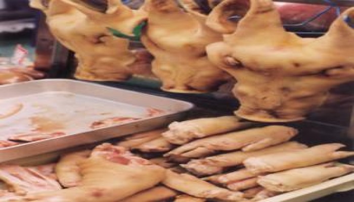 لانشون الخنازير نزل إلى الأسواق المصرية