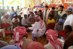 اعتصام العشرات من البدو أمام مديرية أمن شمال سيناء احتجاجا على الانفلات الأمني
