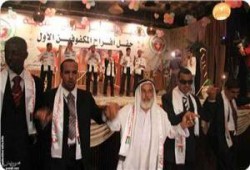 حماس تقيم زفاف جماعي لـ38 كفيفًا في غزة