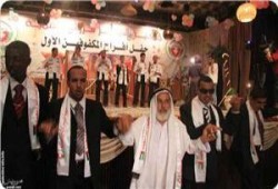 حماس تقيم زفاف جماعي لـ38 كفيفًا في غزة