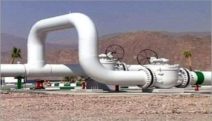 حريق بمحطة لضخ الغاز للكيان الصهيوني في رفح