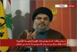 نصر الله : تل ابيب مقابل الضاحية الجنوبية