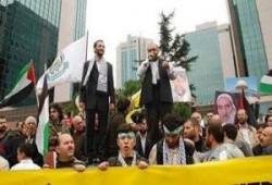 مظاهرات في تركيا ضد اقتحام الصهاينة المسجد الأقصى