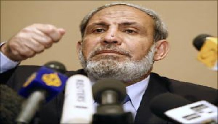 الزهار يصل القاهرة غداً لمتابعة ملف المصالحة