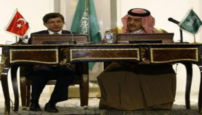 الفيصل وأوغلو ينتقدان الكيان الصهيوني