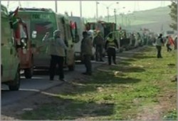 قافلة «شريان الحياة3» تصل إلى ميناء العريش