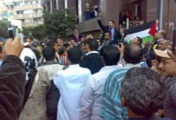 مظاهرات بالبحيرة ضد أبو حصيرة واعتقالات لنشطاء كفاية