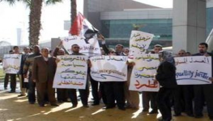 400 من مندوبي شركات السياحة ينظمون وقفة احتجاجية أمام صالة الوصول رقم 3 بمطار القاهرة