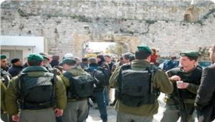 قوات الاحتلال تعتدي على حارس المسجد الأقصى وتكثف تواجدها على بواباته