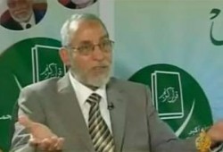 المرشد العام لـ"الجزيرة": نضالنا ضد التوريث مستمر وسنعمل لإخراج المجتمع من كبوته
