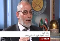 فضيلة المرشد العام يطالب مبارك بترك الوطنى وتشكيل حكومة انتقالية و دستور جديد .. فيديو