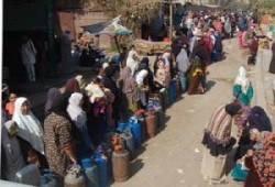 مصرع مواطن وإصابة 9 فى مشاجرات بالأسلحة النارية والبيضاء على إسطوانات البوتاجاز