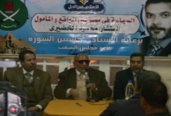 الخضيري فى كفر الزيات :البرادعي لا يحمل عصا سحرية أو سفينه نجاة لكن لابد من تعاون الجميع