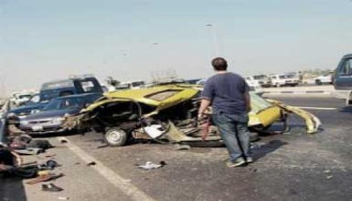 تعطل حركة المرور على طريق (القاهرة - إسكندرية) لأكثر من ساعتين بعد تصادم 9 سيارات