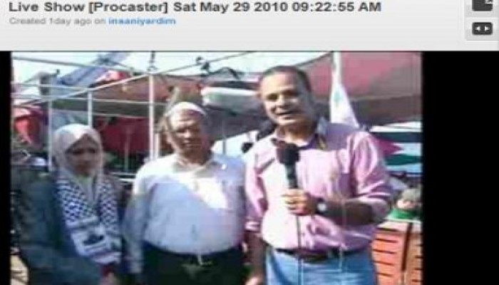 شاهد وتابع لحظة بلحظة بث مباشر من على ظهر قافلة الحرية المتجهة لغزة