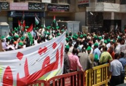 مظاهرة بدمياط ضد مجزرة الحرية