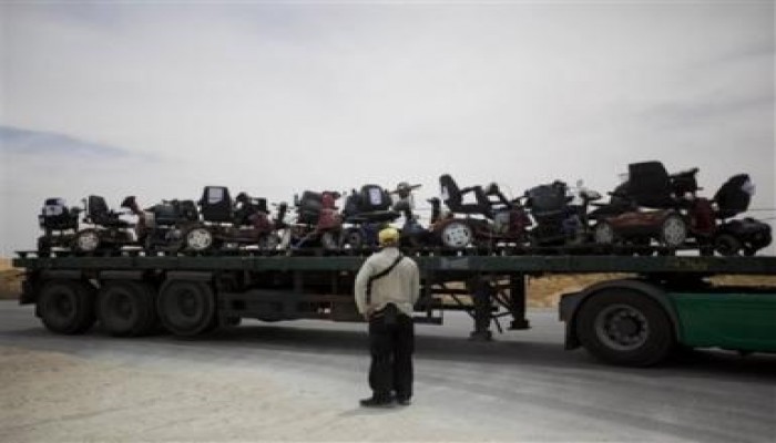 صورشهداء أسطول الحرية والأسلحة التي ضبطت معهم (ملف مصور)