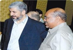 وفد من (حماس) برئاسة مشعل يصل الخرطوم