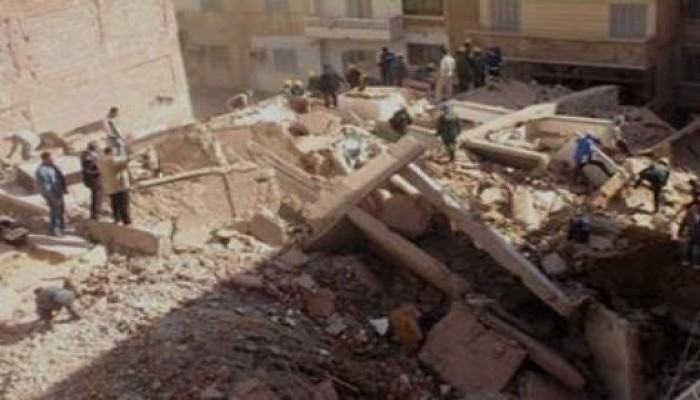 ارتفاع عدد القتلى إلى 6 أشخاص في حادث انهيار عقار بشبرا