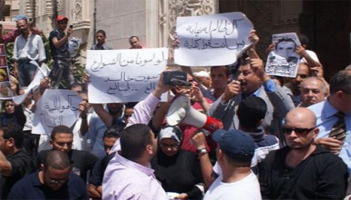 بعد الإنتقادات الدولية :إحالة الشرطيين القاتلين  فى قضية خالد سعيد إلى محكمة الجنايات