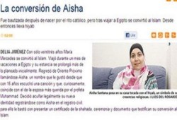 فتاة أسبانية تعتنق الإسلام بعد قضاء شهر أجازة بمصر