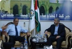 مشعل يستقبل موسى بدمشق ويجدّد تمسك حركته بالمصالحة