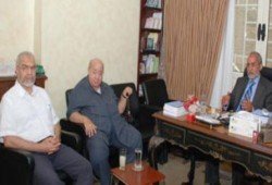 المرشد العام يستقبل السفير إبراهيم يسري