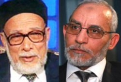 المرشد العام والأستاذ / محمد مهدي عاكف يحتسبان د/ عبد الصبور شاهين
