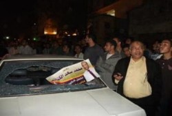 تظاهرات حاشدة لأنصار الكتاتني للمطالبة بالقبض على 5 بلطجية حاولوا اغتياله