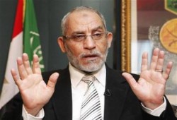 رويترز نقلاً عن المرشد العام :المعارضة ستنتقل للشارع