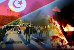 نافذة على تونس : إحتجاجات تونس تمتد إلى باقي المدن وجيش الديكتاتور بدا عاجزاً أمامها